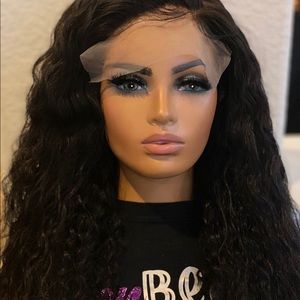 Indian hair wig 22 inches with 5x5 closure